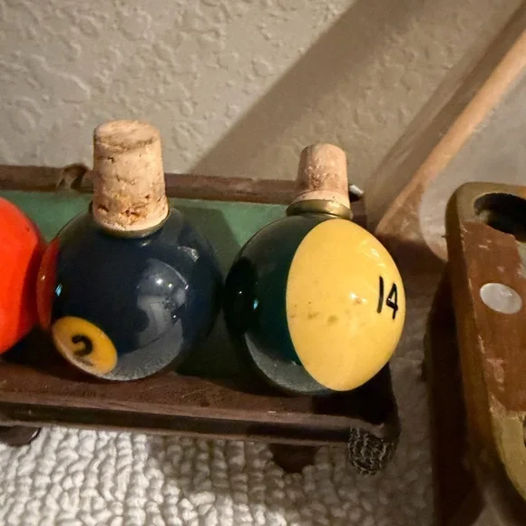 Vintage Billiard pool table coasters bundle - Picture 6 of 9